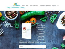 Tablet Screenshot of easyglutenfreeliving.com